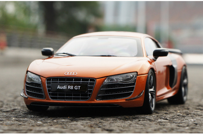 京商车模型kyosho1:18 奥迪r8gt车模型合金原厂 高仿真跑车包邮