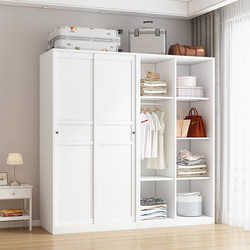 Wardrobe Bedroom For Home New arrival Minimalist Moisture-proof Sunscreen Metal Storage Cabinet with sliding door Space-saving Steel Wardrobe Wardrobe Bedroom For Home New arrival Minimalist Moisture-proof Sunscreen Metal Storage Cabinet with sliding door Space-saving Steel Wardrobe