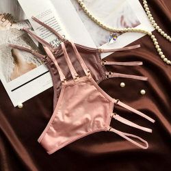 Sexy low waist underwear women's T-string silky thin straps Sexy low waist underwear women's T-string silky thin straps