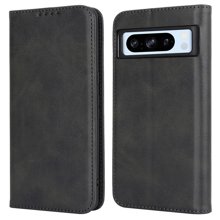 8, 8 Pro Leather Magnetic Wallets Folio Flip Synthetic Leather Card Holder Wallets Business Kickstand Folding Stand Google