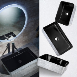 Nordic Style Household Countertop Basin, Colorful Balcony Washbasin, Ceramic Washbasin, Bathroom Countertop Basin, Single Basin for Engineering Projects Nordic Style Household Countertop Basin, Colorful Balcony Washbasin, Ceramic Washbasin, Bathroom Countertop Basin, Single Basin for Engineering Projects