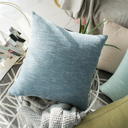 Scandinavian ins Style Cotton and Linen Pure Color Pillow Car Linen Cushion Office Living Room Sofa Lumbar Pillow Core Back Cushion Scandinavian ins Style Cotton and Linen Pure Color Pillow Car Linen Cushion Office Living Room Sofa Lumbar Pillow Core Back Cushion
