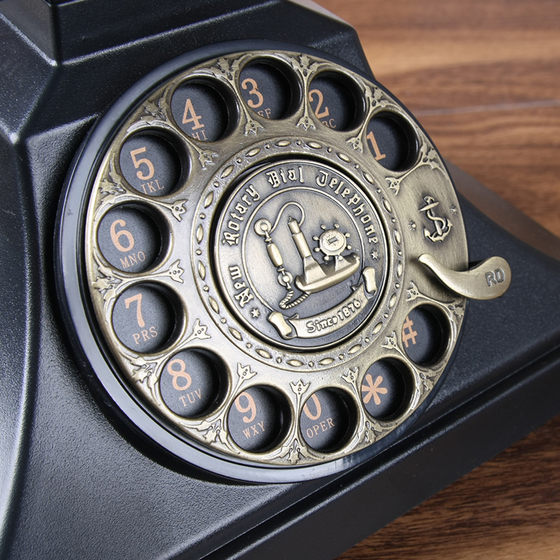 Qur ヴィンテージ ヨーロッパ アンティーク 電話機 - レトロ