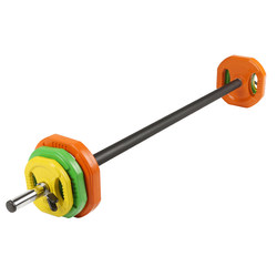Fitness Barbell Set for Women to Exercise Glutes, Men's Home Use, Children's Aerobics, Weightlifting, Squat Equipment, Cast Iron Rubber-Coated Dumbbell Plates Fitness Barbell Set for Women to Exercise Glutes, Men's Home Use, Children's Aerobics, Weightlifting, Squat Equipment, Cast Iron Rubber-Coated Dumbbell Plates