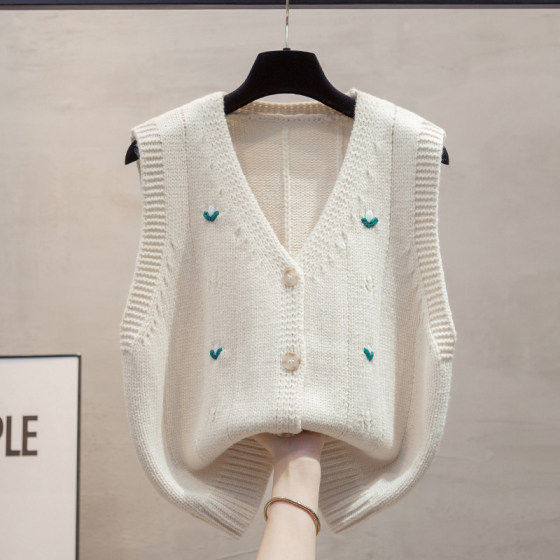 Handmade embroidered cardigan vest vest vest for women 2025 autumn and winter new loose outer wear horse clip sweater vest
Handmade embroidered cardigan vest vest vest for women 2025 autumn and winter new loose outer wear horse clip sweater vest