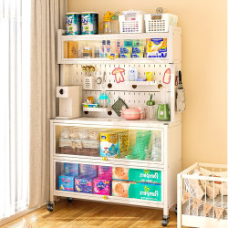 Cabinet multifunctional storage cabinet floor-standing kitchen Cabinet multifunctional storage cabinet floor-standing kitchen