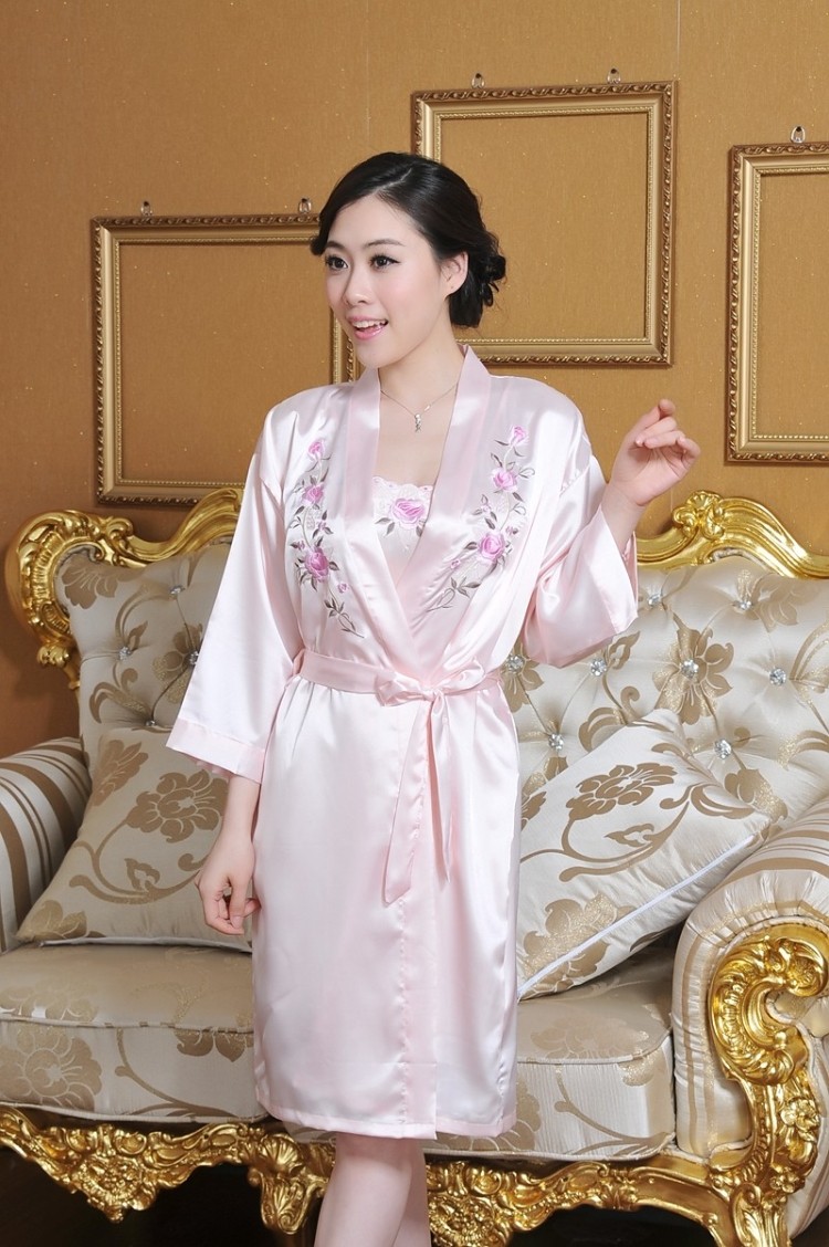 可爱真丝睡裙女夏季纯棉短袖条纹睡衣少女无袖睡裙性感睡袍两件套图片
