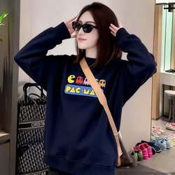 Beautiful and Stylish Early Autumn Tops, Loose Round-Neck Sweatshirts for Women, 2025 New Style, Suitable for Plus-Size Women, Regular Shoulder Fit Beautiful and Stylish Early Autumn Tops, Loose Round-Neck Sweatshirts for Women, 2025 New Style, Suitable for Plus-Size Women, Regular Shoulder Fit