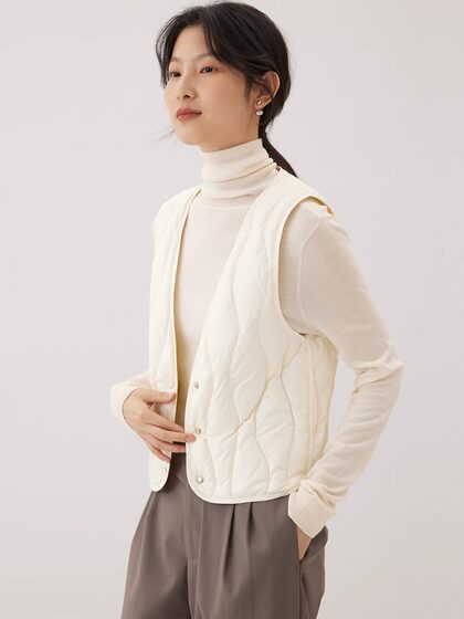 Clearance special offer ~ women's coat with down cotton inner liner with thin warm vest base V-neck close-fitting vest
Clearance special offer ~ women's coat with down cotton inner liner with thin warm vest base V-neck close-fitting vest