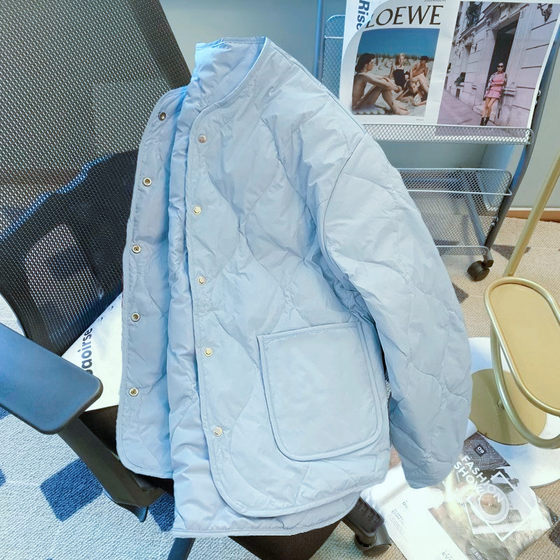 Diamond cotton jacket for women in winter hot style gentle collarless cotton jacket lightweight warm cotton jacket ~ clearance spot
Diamond cotton jacket for women in winter hot style gentle collarless cotton jacket lightweight warm cotton jacket ~ clearance spot