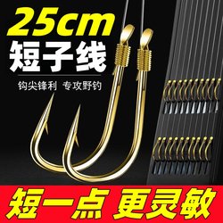Fishing Hook Set with Pre-Tied Double Hooks and Fishing Line, Anti-Tangle Izu Crucian Carp Fishing Gear Fishing Hook Set with Pre-Tied Double Hooks and Fishing Line, Anti-Tangle Izu Crucian Carp Fishing Gear