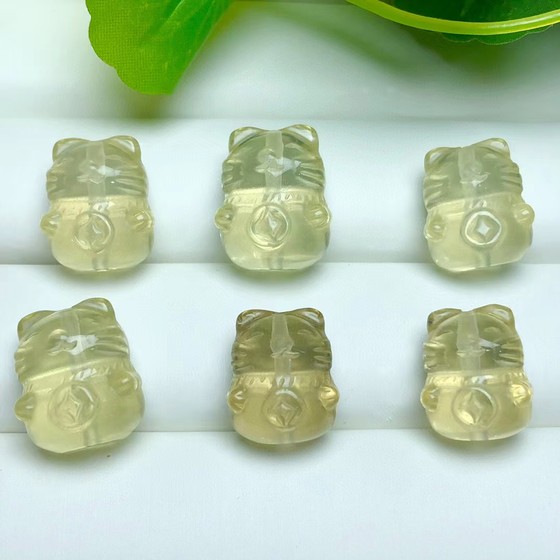 Natural citrine engraving lucky cat handmade DIY bracelet necklace pendant mobile chain keychain bag accessories
Natural citrine engraving lucky cat handmade DIY bracelet necklace pendant mobile chain keychain bag accessories