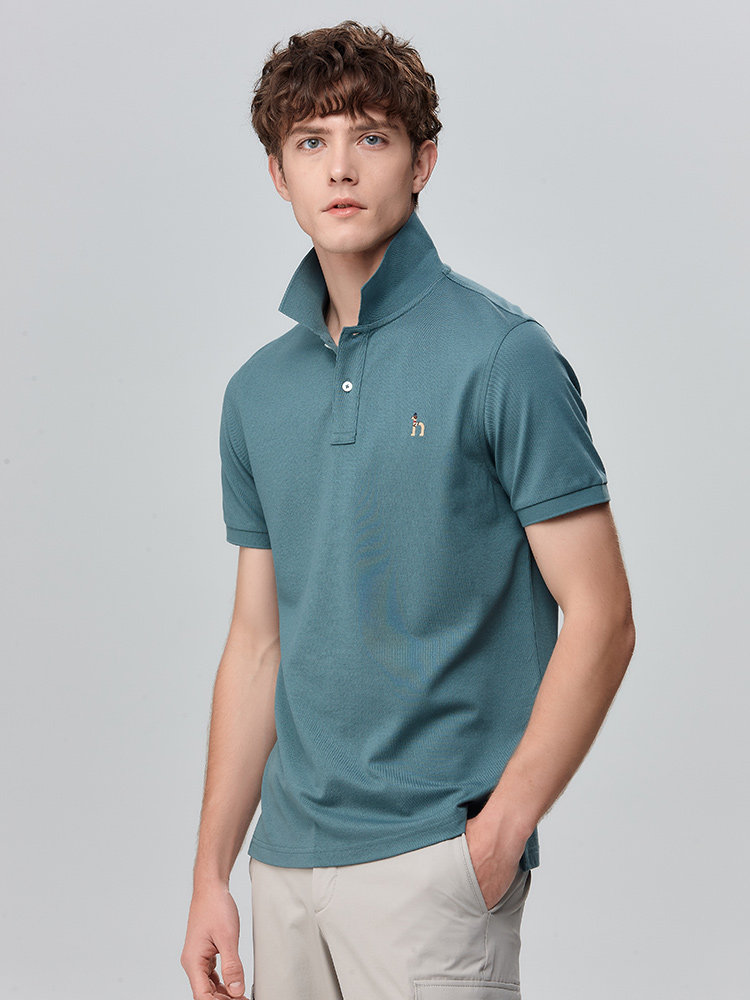 Hazzys Men's Summer Short Sleeve Polo Shirt Astze03bx21