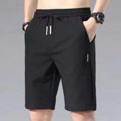 Ice silk shorts, summer men's outerwear, elastic casual pants, thin quick-drying sports fitness straight casual shorts Ice silk shorts, summer men's outerwear, elastic casual pants, thin quick-drying sports fitness straight casual shorts