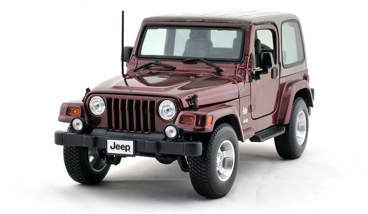 美驰图maisto 合金 1:18 吉普jeep牧马人撒哈拉 合金汽车模型黑色