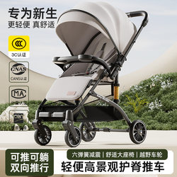 High-View Two-Way Stroller for Infants Aged 0 to 3 Years, Can Sit and Lie Down, Lightweight Foldable Stroller, a Great Tool for Walking with Your Baby High-View Two-Way Stroller for Infants Aged 0 to 3 Years, Can Sit and Lie Down, Lightweight Foldable Stroller, a Great Tool for Walking with Your Baby