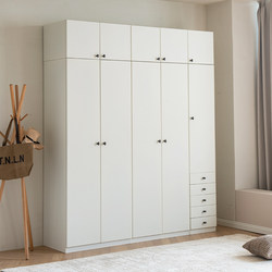 Steel Hinged Wardrobe for Home Bedroom, Large Capacity Iron Wardrobe, 2025 New Model Children's Storage Combination Wardrobe Steel Hinged Wardrobe for Home Bedroom, Large Capacity Iron Wardrobe, 2025 New Model Children's Storage Combination Wardrobe