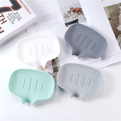 Silicone Soap Draining Box, Ready-Made Silicone Soap Holder, Creative Soap Draining Tray, Bathroom Punch-Free Soap Pad Silicone Soap Draining Box, Ready-Made Silicone Soap Holder, Creative Soap Draining Tray, Bathroom Punch-Free Soap Pad