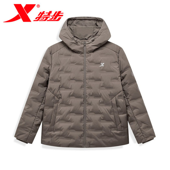 Xtep brown hooded down jacket men's pocket zipper xtep thin down jacket middle-aged dad's jacket is more expensive
Xtep brown hooded down jacket men's pocket zipper xtep thin down jacket middle-aged dad's jacket is more expensive