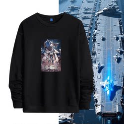 Personalized men's and women's casual and trendy loose round neck sweatshirts Personalized men's and women's casual and trendy loose round neck sweatshirts