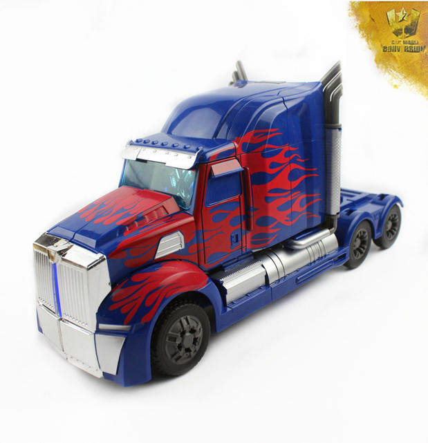 变形金刚玩具4擎天柱l级 正品超大汽车合金版电影4儿童机器人模型