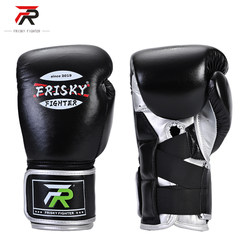Frisky Professional Boxing Gloves, Adult Sanda, Fighting Muay Thai Training Gloves, Microfiber Leather + Latex Lining Frisky Professional Boxing Gloves, Adult Sanda, Fighting Muay Thai Training Gloves, Microfiber Leather + Latex Lining