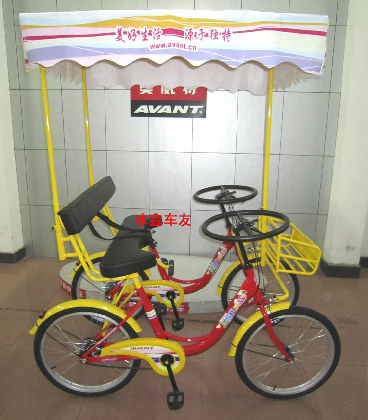 Двухместный / трехместный велосипед О'Витт таунхаус двойной автомобиль/двойной велосипед/бок о бок двойной автомобиль/квадроцикл/осмотр достопримечательностей на велосипеде