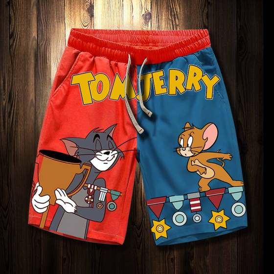 Cat and mouse men's beach pants shorts men's trendy men's casual shorts men's shorts five-point pants national trend
Cat and mouse men's beach pants shorts men's trendy men's casual shorts men's shorts five-point pants national trend