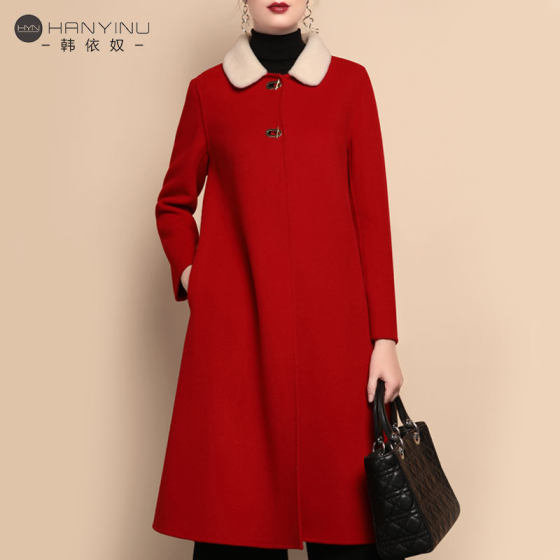 Double-sided fleece coat for women 2025 autumn and winter new loose sheep velvet collar woolen jacket solid color double-sided woolen medium-length
Double-sided fleece coat for women 2025 autumn and winter new loose sheep velvet collar woolen jacket solid color double-sided woolen medium-length