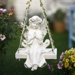 Courtyard Resin European-Style Angel Wall Hanging Wall Decoration Creative Terrace Decoration Garden Wall Hanging Balcony Decoration Courtyard Resin European-Style Angel Wall Hanging Wall Decoration Creative Terrace Decoration Garden Wall Hanging Balcony Decoration