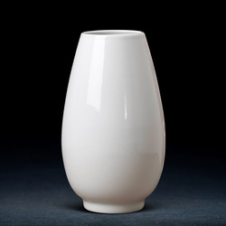 Jingdezhen Ceramics Pure White Small Vase Chinese Round Living Room Dining Table Ornaments Rich Bamboo Flower Fancy Jingdezhen Ceramics Pure White Small Vase Chinese Round Living Room Dining Table Ornaments Rich Bamboo Flower Fancy