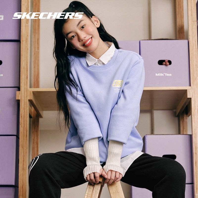 Áo Thun Cổ Tròn Skechers Unisex L322U127