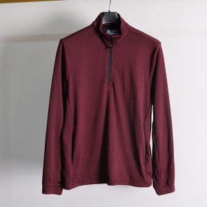 Spring and Autumn Large Size Outdoor Plus Fleece Warm Golf T-shirt Men's Half Zipper Standing Collar Sweat-absorbing and Breathable Golf Base Shirt 
Spring and Autumn Large Size Outdoor Plus Fleece Warm Golf T-shirt Men's Half Zipper Standing Collar Sweat-absorbing and Breathable Golf Base Shirt