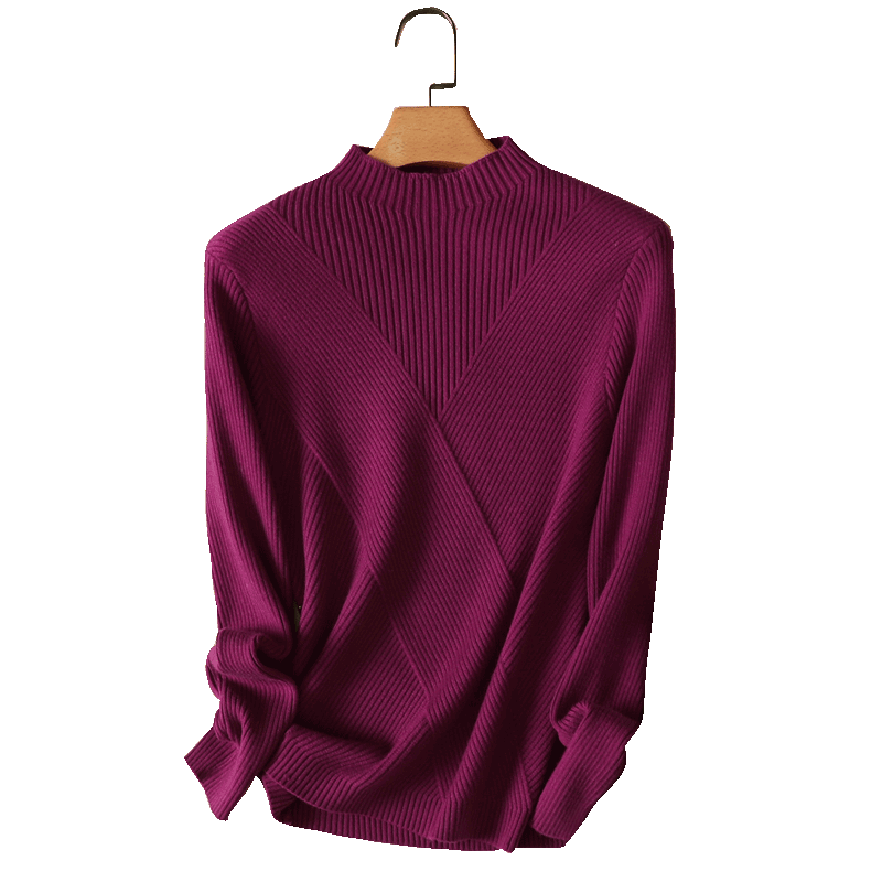 Half -high -necked sweater pullover bottoming shirt women spring in 2024 new inner burst versatile versatile sweater female
Half -high -necked sweater pullover bottoming shirt women spring in 2024 new inner burst versatile versatile sweater female