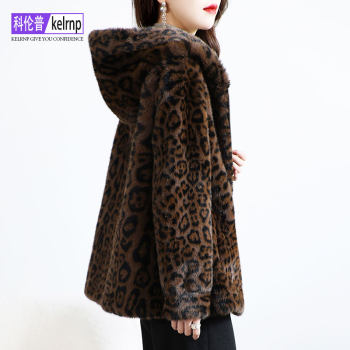 Western temperament imitation mink water hair environmentally friendly fur jacket
 Western temperament imitation mink water hair environmentally friendly fur jacket