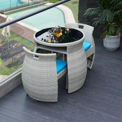 Balcony Small Table and Chair Set for Leisure, Home Use, Rattan Chair, Coffee Table, Tea Table, Chair Set of One, Two, or Three Pieces, Outdoor Courtyard, Simple Style Balcony Small Table and Chair Set for Leisure, Home Use, Rattan Chair, Coffee Table, Tea Table, Chair Set of One, Two, or Three Pieces, Outdoor Courtyard, Simple Style