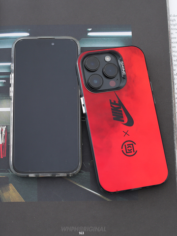 Red — CLOT Nike 15, 14, 13, 12, 11 iPhone Case