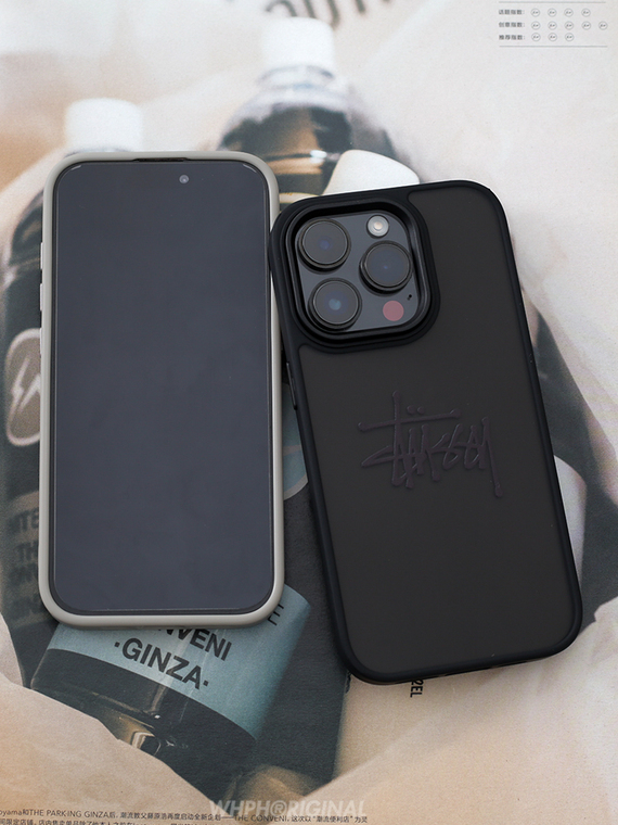 STUSSY New Magnetic MagSafe Matte Anti Slip 1iPhone 15, 14, 13, 12 iPhone Case