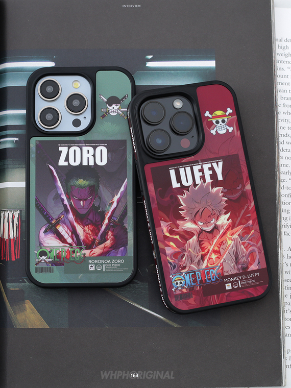 One Piece Anime Luffy Zorro 15, 14, 13, 12, 11 iPhone Case