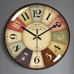 Clocks for the Living Room 2025 New High-End American-Style Wall Clocks Creative Wall Clocks Retro Bedroom Silent Clocks Wall-Mounted Clocks Clocks for the Living Room 2025 New High-End American-Style Wall Clocks Creative Wall Clocks Retro Bedroom Silent Clocks Wall-Mounted Clocks
