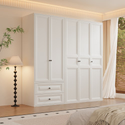 Wardrobe 2025 New Popular Model for Bedroom, Simple Steel Assembly Integrated Metal Wardrobe, Clothing Storage Cabinet Wardrobe 2025 New Popular Model for Bedroom, Simple Steel Assembly Integrated Metal Wardrobe, Clothing Storage Cabinet