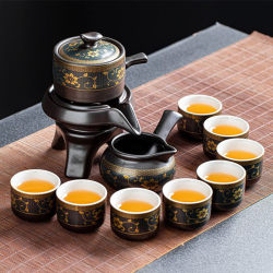 2025 New Lazy Kung Fu Tea Set Ceramic Household Anti-Scald Teapot Teacup Tea Tray Automatic Tea Brewing Device 2025 New Lazy Kung Fu Tea Set Ceramic Household Anti-Scald Teapot Teacup Tea Tray Automatic Tea Brewing Device
