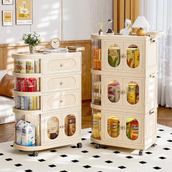 Baby Products Storage Rack Feeding Table Storage Cabinet Food Supplementary Movable Cart Baby Bottle Storage Rack Baby Products Storage Rack Feeding Table Storage Cabinet Food Supplementary Movable Cart Baby Bottle Storage Rack