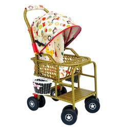 Bamboo and Rattan Baby Stroller, Can Sit and Lie Down, Lightweight Foldable Summer Rattan Chair, Baby Stroller, Children's Bamboo Stroller Bamboo and Rattan Baby Stroller, Can Sit and Lie Down, Lightweight Foldable Summer Rattan Chair, Baby Stroller, Children's Bamboo Stroller