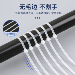 Hot selling 2.5mm wide self-locking nylon cable ties for bundling and managing wires with wire storage and sorting, 100 wire bundles Hot selling 2.5mm wide self-locking nylon cable ties for bundling and managing wires with wire storage and sorting, 100 wire bundles