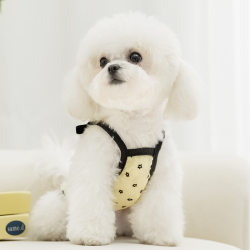 Dog clothing hollow polka dot mesh spring and summer breathable thin biped clothing Teddy cat suspender pet clothing Dog clothing hollow polka dot mesh spring and summer breathable thin biped clothing Teddy cat suspender pet clothing