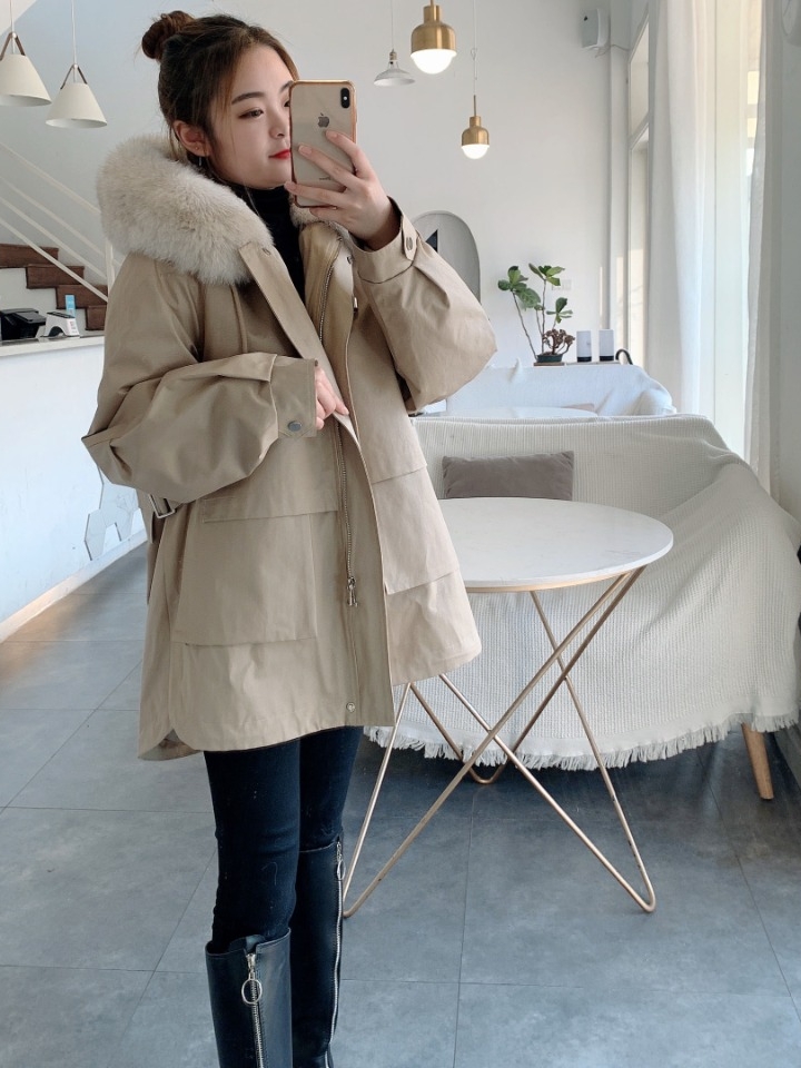 薇薇狐 大狐狸毛领派克服 薇薇狐 大狐狸毛领派克服
