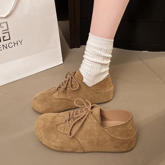 French lace-up inched flat shoes for women in autumn 2025 new versatile Mary Jean Loafer retro Birkenstock
French lace-up inched flat shoes for women in autumn 2025 new versatile Mary Jean Loafer retro Birkenstock