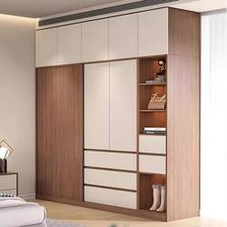 Ouya Yijia Solid Wood Wardrobe Bedroom For Home Simple Assembly Walnut Color Cabinet 2024 New arrival Best Selling Push-Pull Ouya Yijia Solid Wood Wardrobe Bedroom For Home Simple Assembly Walnut Color Cabinet 2024 New arrival Best Selling Push-Pull
