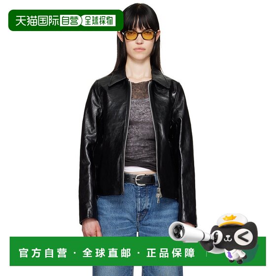 Refundable in 1 hour Trendy Luxury Our Legacy Women's Black Mini Leather Jacket W4239MTD 
Refundable in 1 hour Trendy Luxury Our Legacy Women's Black Mini Leather Jacket W4239MTD